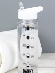 Personalised Hydration Tracker Water Black Bottle by PMC - Image 3 of 3