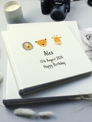 Personalised Zoo Animals Square Photo Album by PMC - Image 3 of 4