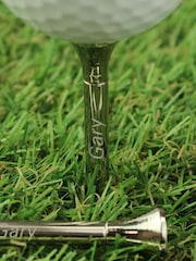Personalised Pack of 4 Golf T-Shirt Silver Plated by PMC - Image 2 of 3