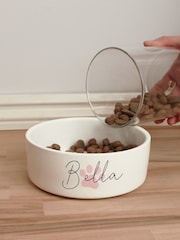 Personalised Paw Print Dog Bowl by PMC - Image 3 of 3