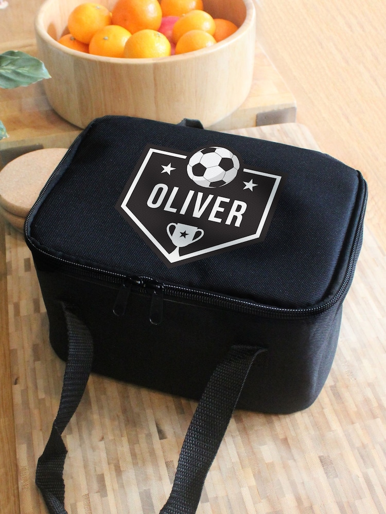 Personalised Football Lunch Bag by PMC - Image 2 of 3