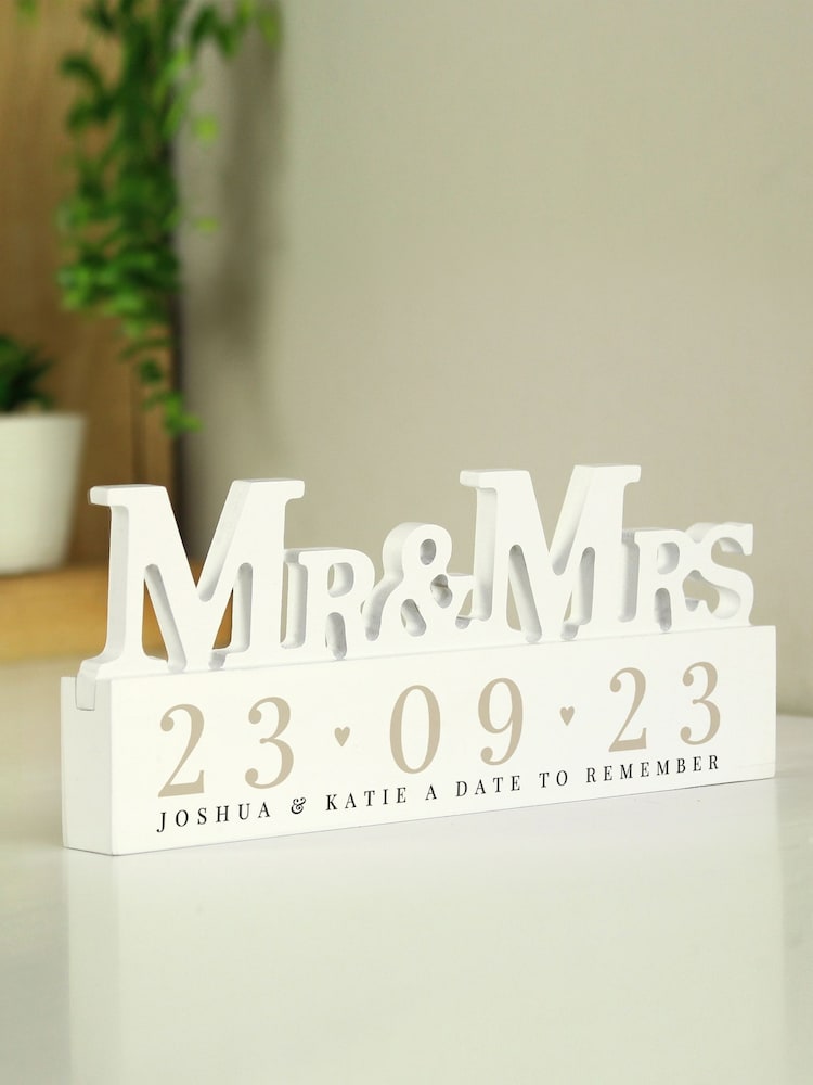 Personalised Mr & Mrs Ornament by PMC - Image 2 of 3