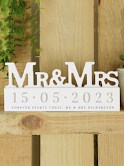 Personalised Mr & Mrs Ornament by PMC - Image 3 of 3