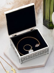 Treat Republic Silver Personalised Miniature Mosaic Trinket Box - Image 2 of 5