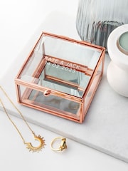 Treat Republic Gold Personalised Glass Trinket Box - Image 1 of 5