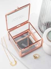 Treat Republic Gold Personalised Glass Trinket Box - Image 2 of 5