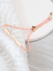 Treat Republic Gold Tone Personalised Identity Rope Bracelet - Image 3 of 5