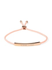 Treat Republic Gold Tone Personalised Identity Rope Bracelet - Image 5 of 5