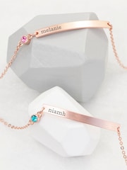 Treat Republic Personalised Birthstone Swarovski Crystal Bracelet - Image 1 of 5