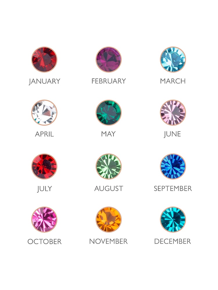 Treat Republic Personalised Birthstone Swarovski Crystal Bracelet - Image 5 of 5