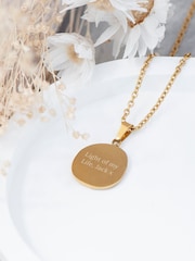 Treat Republic Gold Tone Personalised Honey Bee Pendant and Necklace - Image 4 of 5
