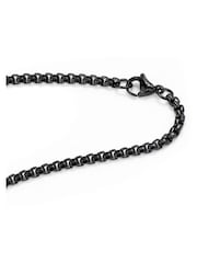 Treat Republic Personalised Men'sSteel Dog Tag Black Necklace - Image 5 of 5