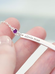 Treat Republic Personalised Birthstone Swarovski Crystal Bracelet - Image 4 of 5