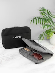 Personalised Technology Organiser Black Travel Case by Treat Republic - Image 4 of 5