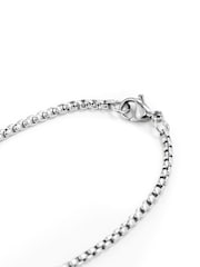 Treat Republic Silver Tone Personalised Men's Brushed Steel Dog Tag Necklace - Image 5 of 5