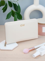 Treat Republic Personalised Aspen Travel Jewellery White Wallet - Image 1 of 4
