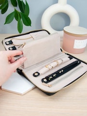 Treat Republic Personalised Aspen Travel Jewellery Black Wallet - Image 2 of 4