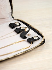 Treat Republic Personalised Aspen Travel Jewellery Black Wallet - Image 3 of 4