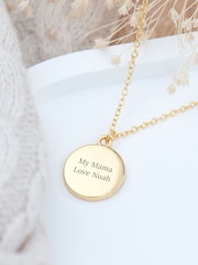 Treat Republic Gold Tone Personalised Sunburst Necklace - Image 2 of 5