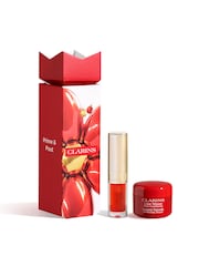 Clarins Prime and Pout Stocking Filler Gift Set - Image 1 of 2