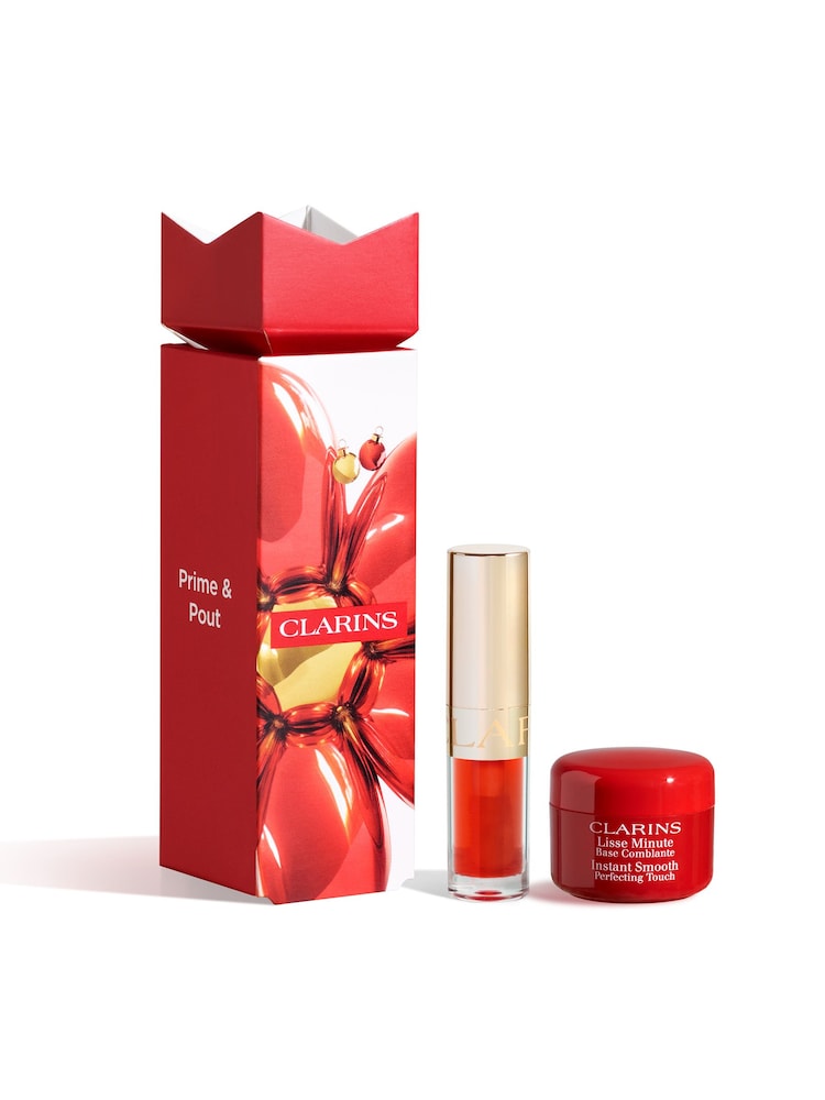 Clarins Prime and Pout Stocking Filler Gift Set - Image 1 of 2 Clarins Prime and Pout Stocking Filler Gift Set - Image 1 of 2