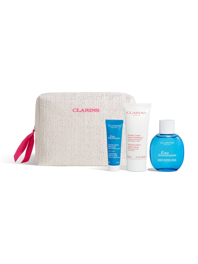 Clarins Eau Ressourante Collection Gift Set (Worth over £68) - Image 2 of 3 Clarins Eau Ressourante Collection Gift Set (Worth over £68) - Image 2 of 3