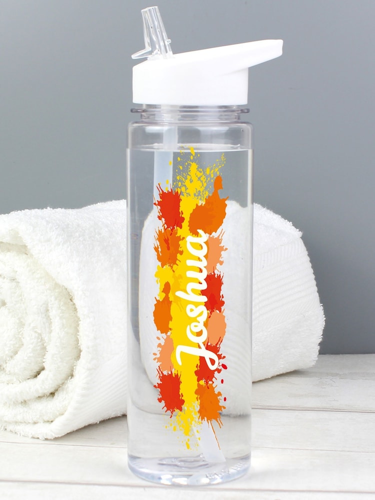 Personalised Splash Water Bottle By PMC - Image 1 of 3