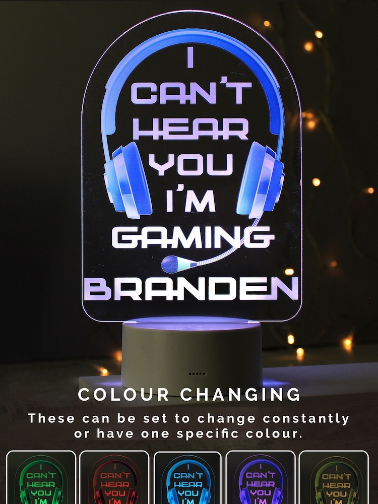Personalised Gaming LED Light by PMC - Image 1 of 3