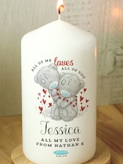 Personalised Me to You Love Pillar Candle by PMC - Image 1 of 3