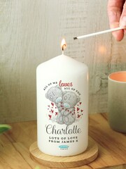 Personalised Me to You Love Pillar Candle by PMC - Image 3 of 3