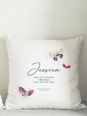 Personalised Butterfly Cushion by PMC - Image 2 of 3
