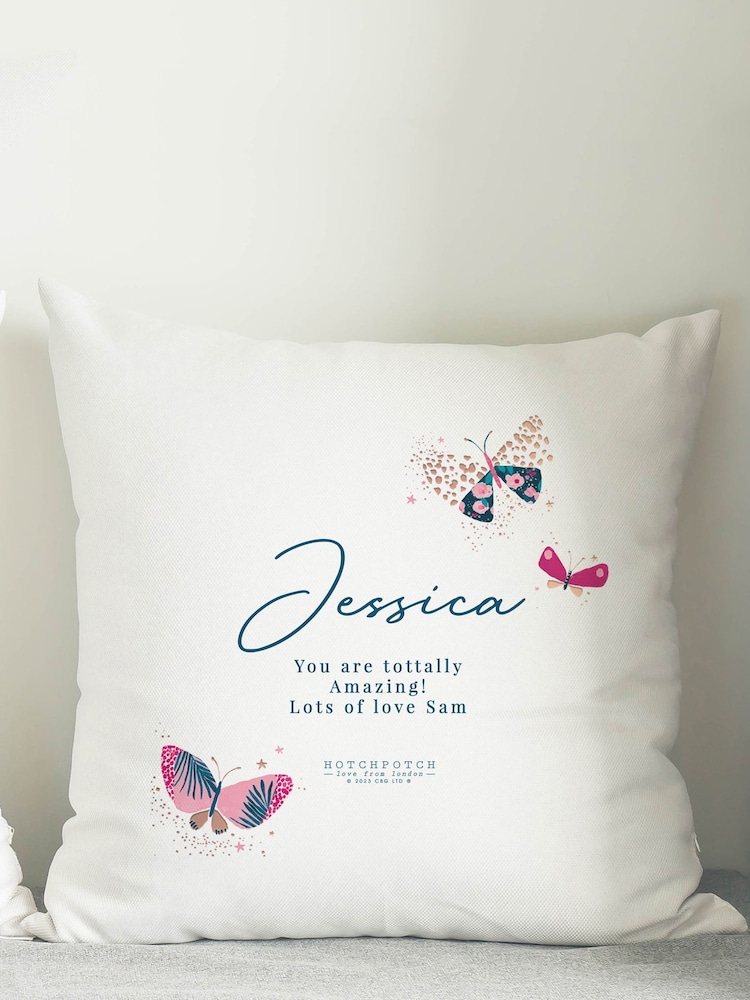 Personalised Butterfly Cushion by PMC - Image 2 of 3