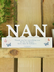 Personalised Wooden Nan Ornament by PMC - Image 2 of 3