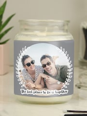 PMC Natural Personalised Better Together Photo Upload Candle Jar - Image 2 of 3