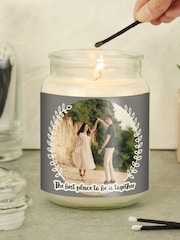 PMC Natural Personalised Better Together Photo Upload Candle Jar - Image 3 of 3