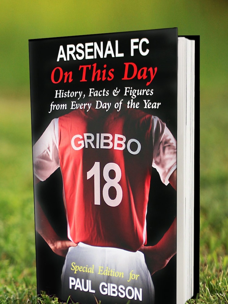 Personalised Arsenal On This Day Book by PMC - Image 1 of 3