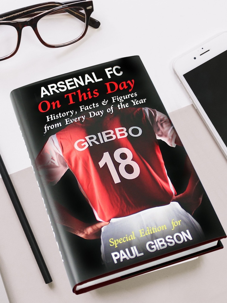 Personalised Arsenal On This Day Book by PMC - Image 3 of 3