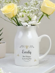 Personalised Bee Flower Jug Vase by PMC - Image 1 of 4
