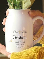Personalised Bee Flower Jug Vase by PMC - Image 3 of 4