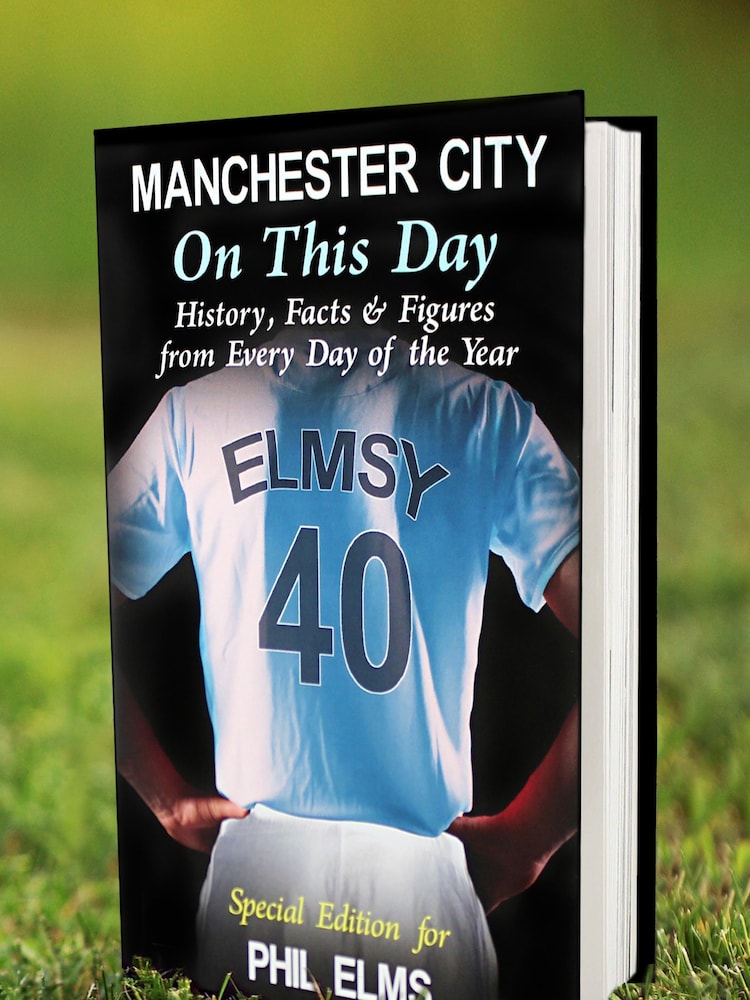 Natural Personalised Manchester City On This Day Book by PMC - Image 1 of 3