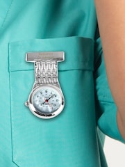 PMC Silver Personalised Nurses Fob Watch - Image 4 of 5