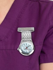 PMC Silver Personalised Nurses Fob Watch - Image 5 of 5