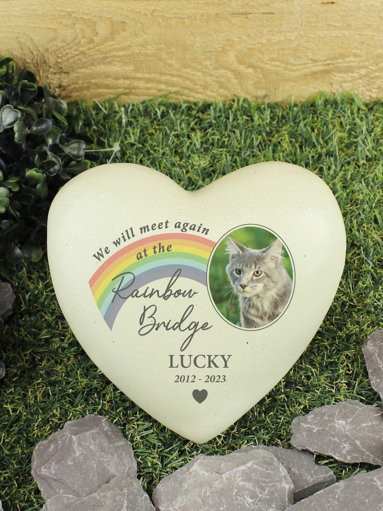 Personalised Pet Memorial Photo Upload Heart by PMC - Image 1 of 3