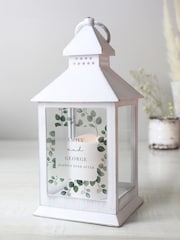 Personalised Botanical Wedding Lantern by PMC - Image 3 of 3