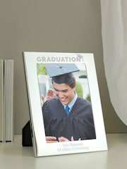 Silver Personalised Graduation 6x4 Photo Frame by PMC - Image 1 of 3