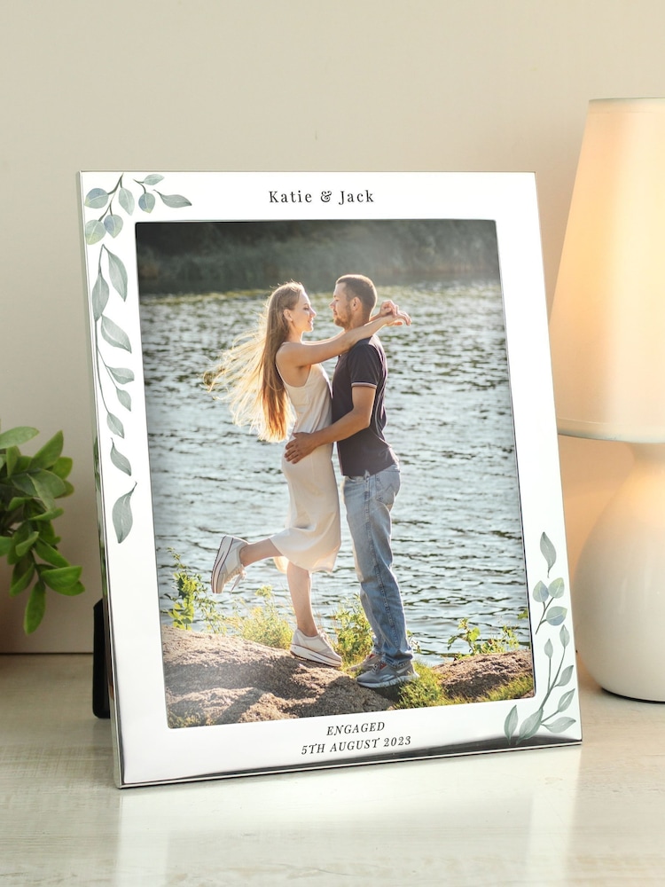Personalised Botanical 8 x 10 Photo Frame by PMC - Image 2 of 3