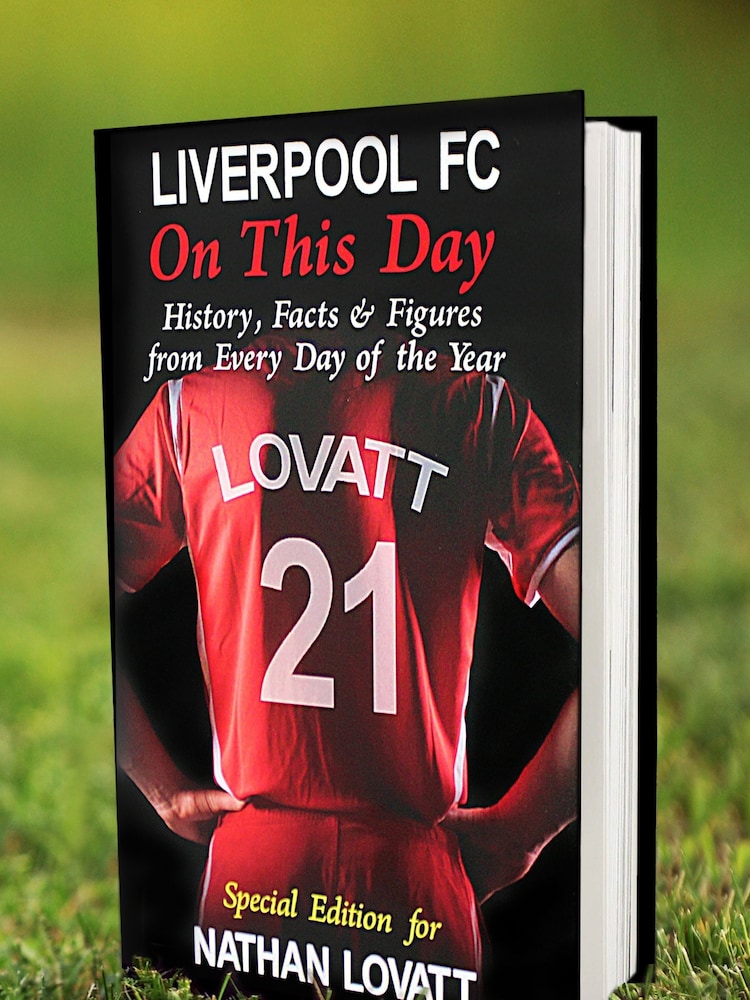 Natural Personalised Liverpool On This Day Book by PMC - Image 1 of 3