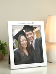 Silver Personalised Graduation 10x8 Photo Frame by PMC - Image 3 of 3