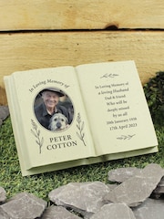 Personalised Memorial Photo Upload Resin Book by PMC - Image 1 of 3