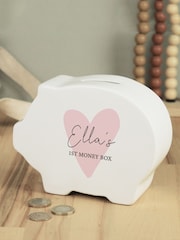 PMC Personalised Heart Piggy Bank - Image 3 of 3